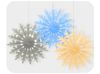 Picture of Tissue Paper Fan set of 3pcs