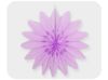 Picture of 3D Flower shape tissue fans wide version