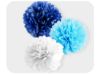 Picture of Fluffy flower set of 3pcs 40cm