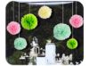 Picture of Fluffy flower set of 3pcs 40cm