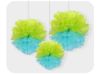 Picture of Round edge fluffy flower set of 3pcs