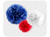 Picture of Round edge fluffy flower set of 3pcs