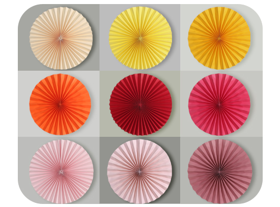 East Tern. Colorful Paper fan