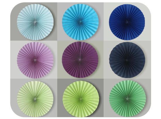 East Tern. Colorful Paper fan