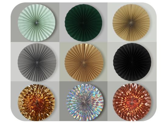 East Tern. Colorful Paper fan