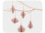 Picture of Glitter Edge Honeycomb Hanging Christmas Tree Decorations