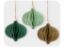 Picture of Honeycomb Hanging Christmas Decorations set of 3pcs