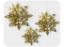 Picture of Festive Snowflake Shaped hanging decoration set of 3pcs