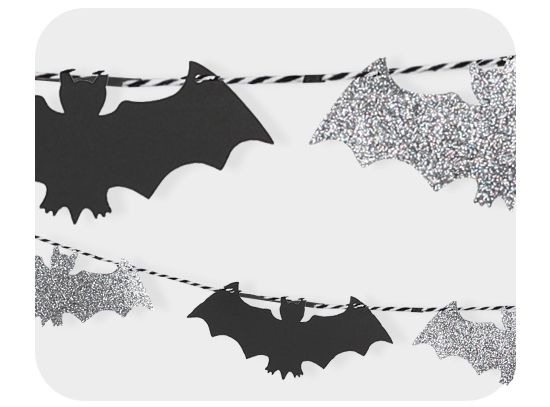 Picture of Mix color bat halloween garland