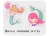 Picture of Mermaid printed Garland