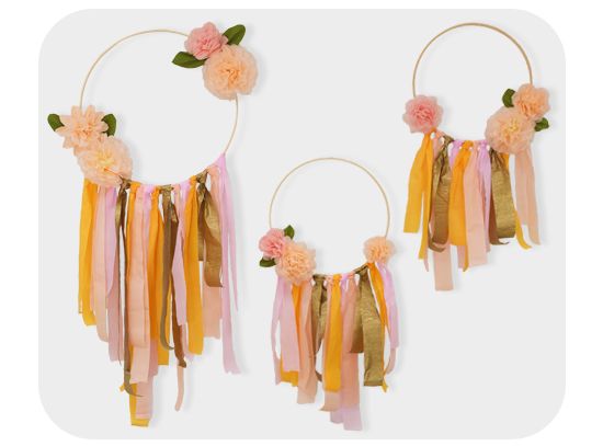 Picture of Earthly Charm Boho Floral Hoop Set