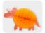 Picture of 3D Dinosaur honeycomb hanging decoration