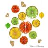 Picture of Summer Lemon Paper fan set