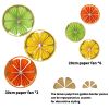 Picture of Summer Lemon Paper fan set